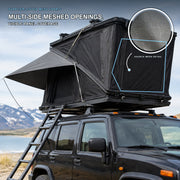 Multi-side mesh openings on the TrailNest Z-frame rooftop tent