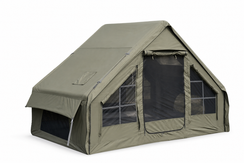 TrailNest Olive 6-Person Inflatable Cabin Tent