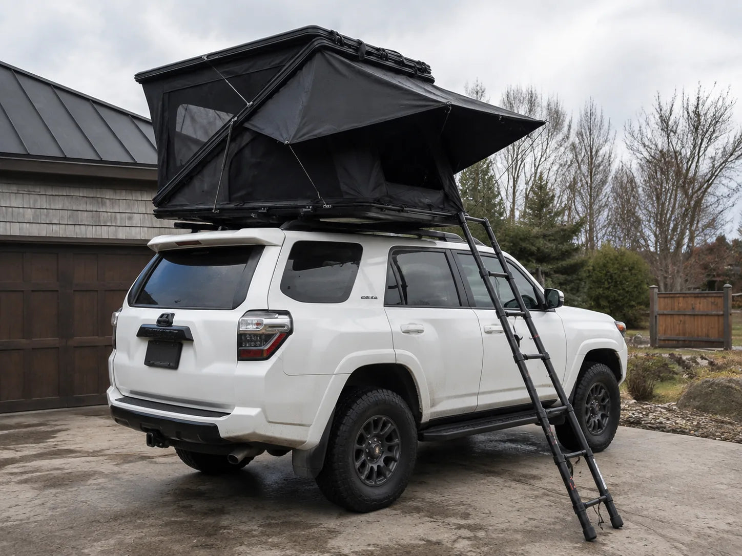 TrailNest Z-Frame Driveway setup view 3